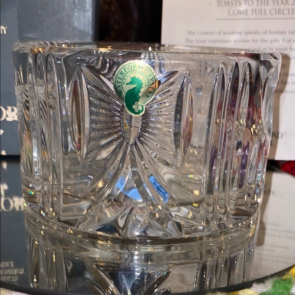 Waterford Crystal Millennium Collection Glass Champagne/Wine bottle display - Picture 2 of 8